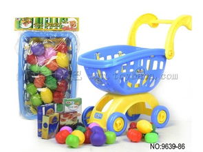 蓝色水果推车在玩具日用品批发市场的潜力——以绎鸣玩具厂与玩具巴巴为例